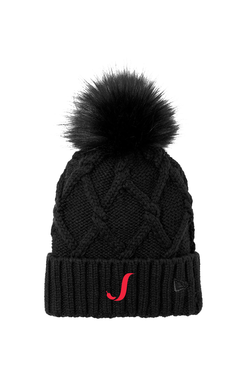Faux Fur Pom Beanie